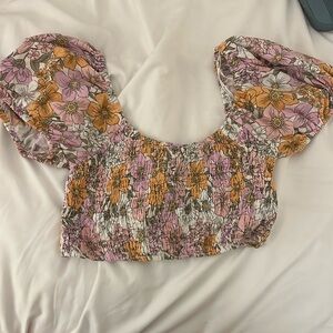 Size small mink pink crop top